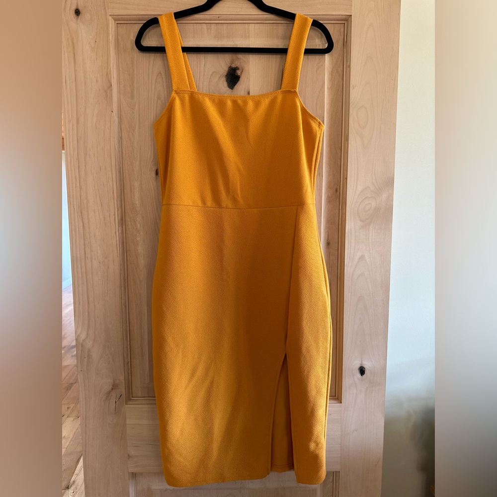SHEIN marigold tank dress